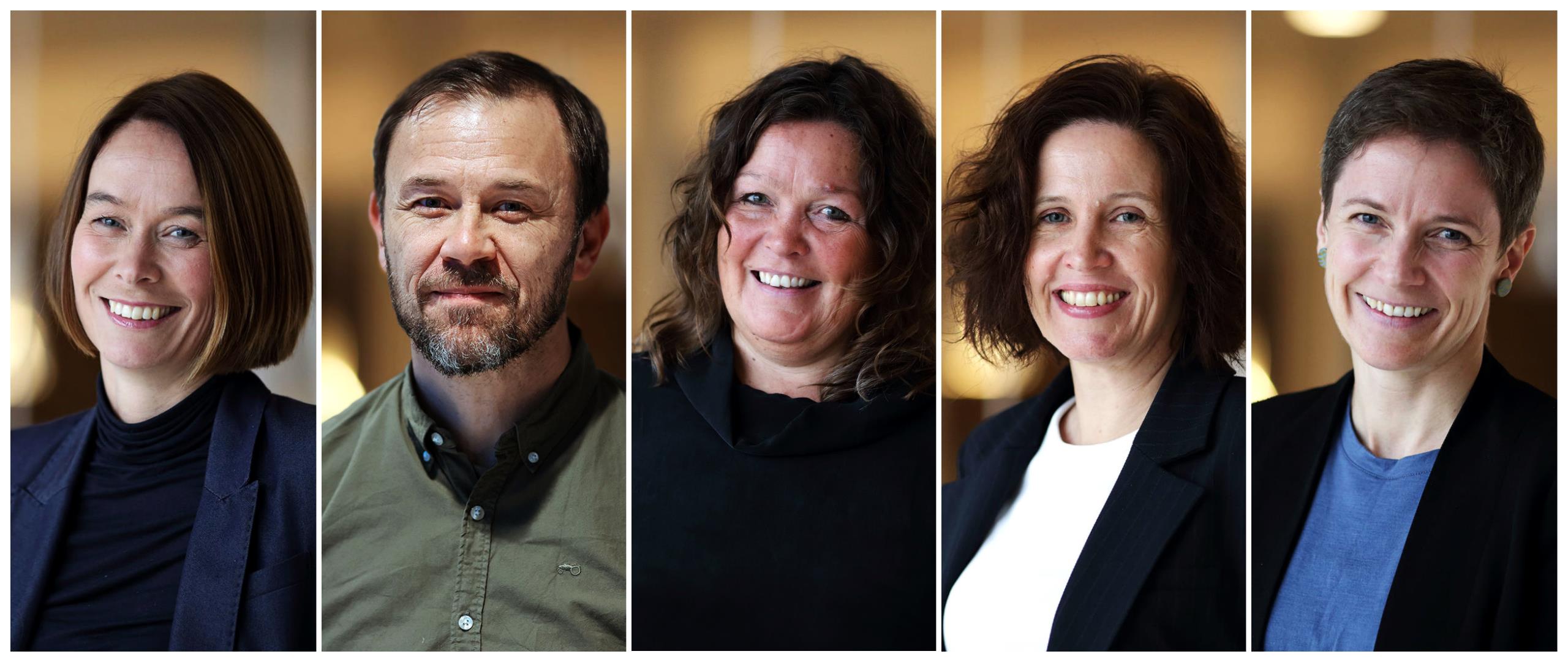 The five educators that were granted status as merited educators in 2022.