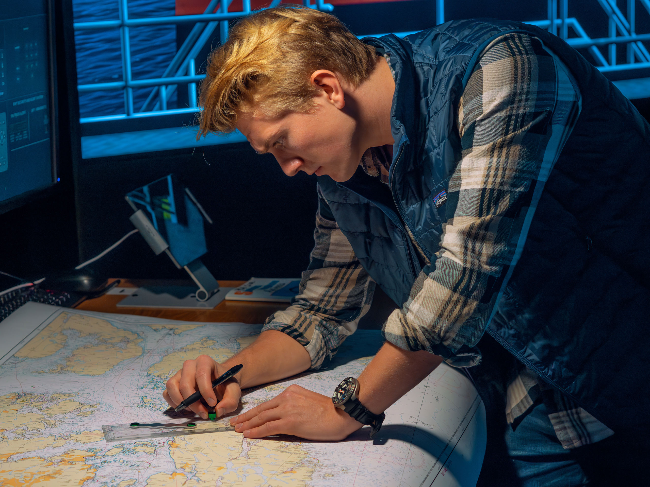 Simulatorsenter, haugesund, maritim, simulator, navigere, nautikk