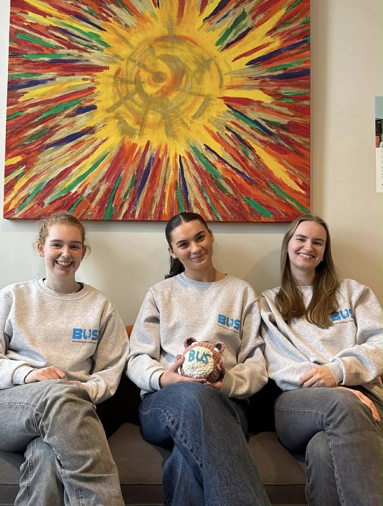 Mandagsteam våren 2026 fra venstre: May-Elise, Ema og Vilde