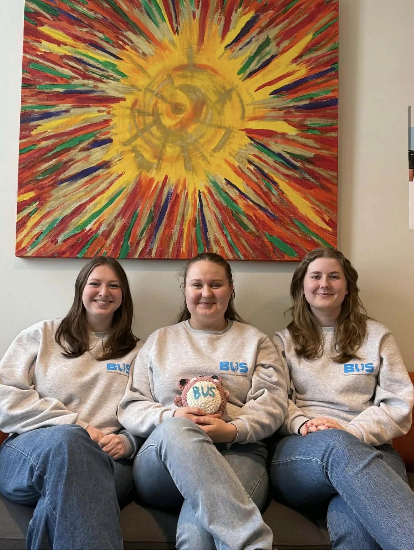 Onsdagsteam fra venstre:  Hedda, Amanda og Frida W