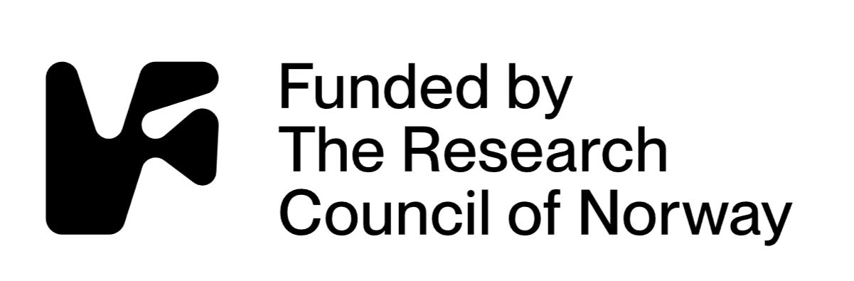 Logo and text: Founded by The Research Council of Norway