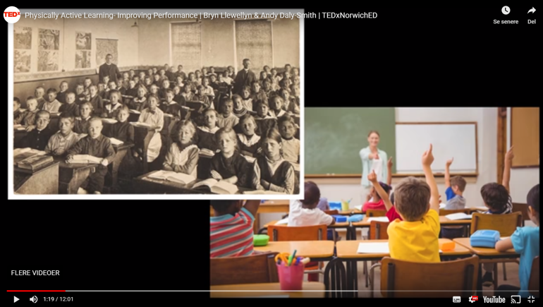 Physically active learning - improving performance