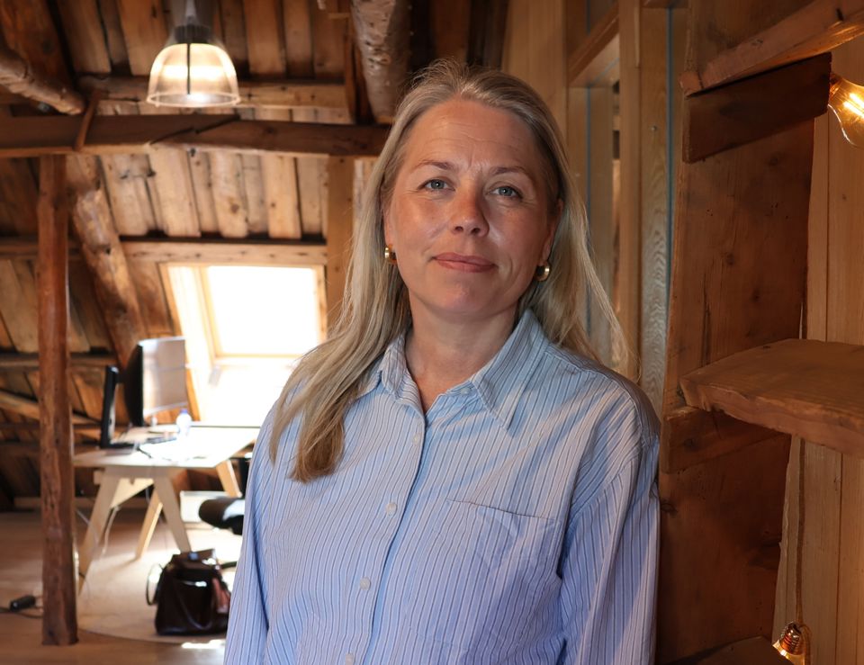 Student, Margret, som tar videreutdanning i digital kompetanse for renovasjon- og gjenvinningsbransjen