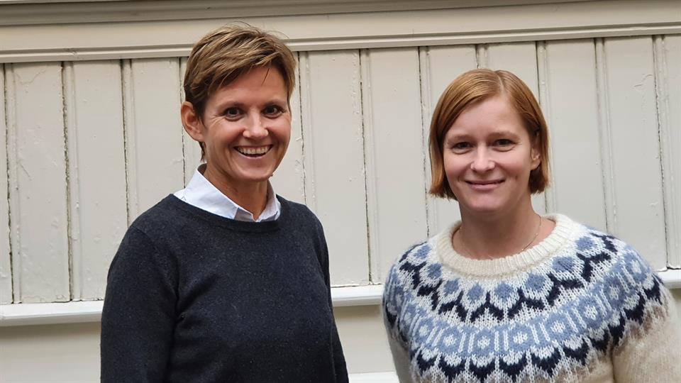 Rannveig Litlabø (t.h) og Aslaug Grov Almås (t.v)